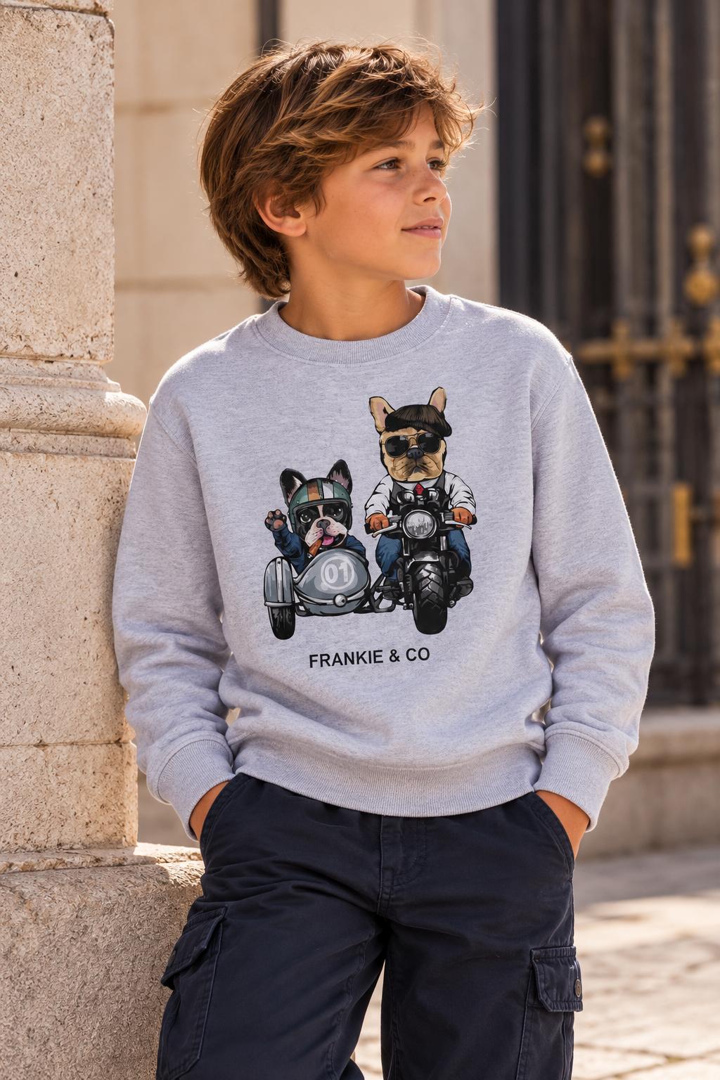 Sudadera Kids motorbike dogs