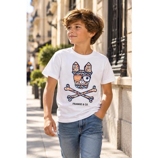 Camiseta de niño print étnico