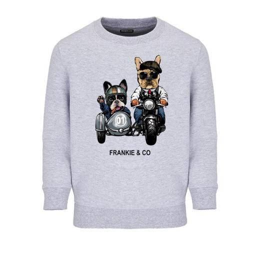 Sudadera Kids motorbike dogs [0]