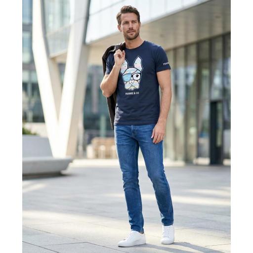 Camiseta de hombre bulldog étnico [2]