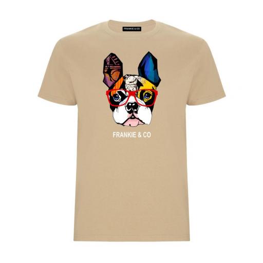 Camiseta de hombre bulldog frances