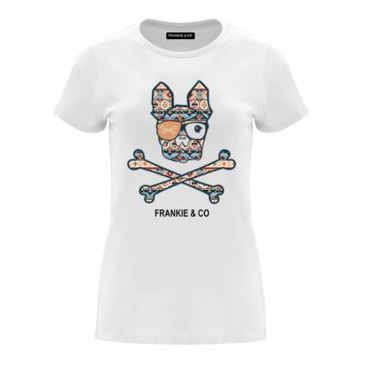Camiseta de mujer print étnico