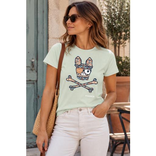 Camiseta de mujer print étnico