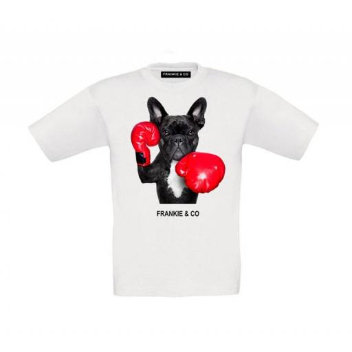 Camiseta de niño Frenchie boxeador