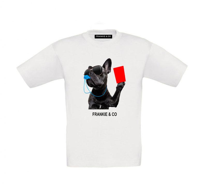 Camiseta de niñ@ unisex Frenchie arbitro