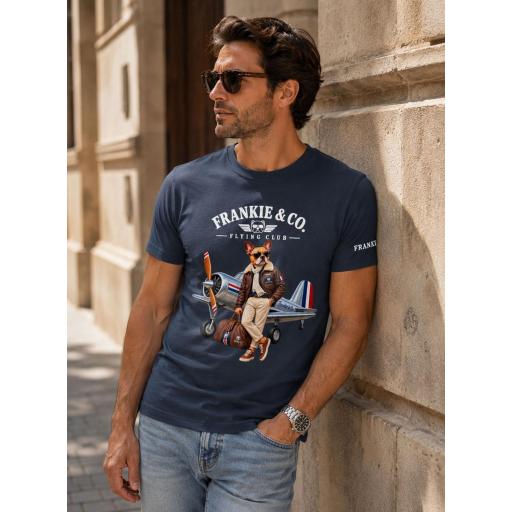 Camiseta de hombre bulldog aviador [1]