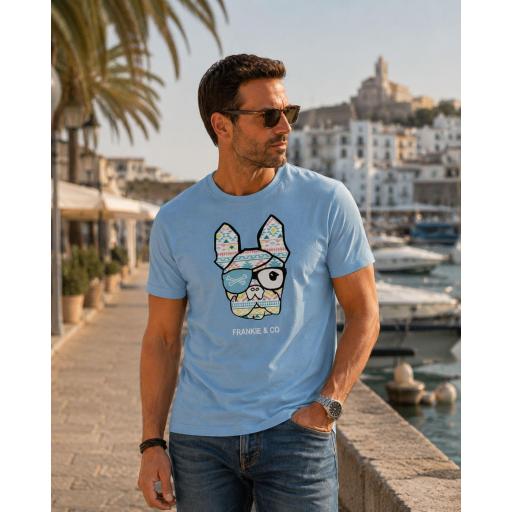 Camiseta de hombre bulldog étnico [1]