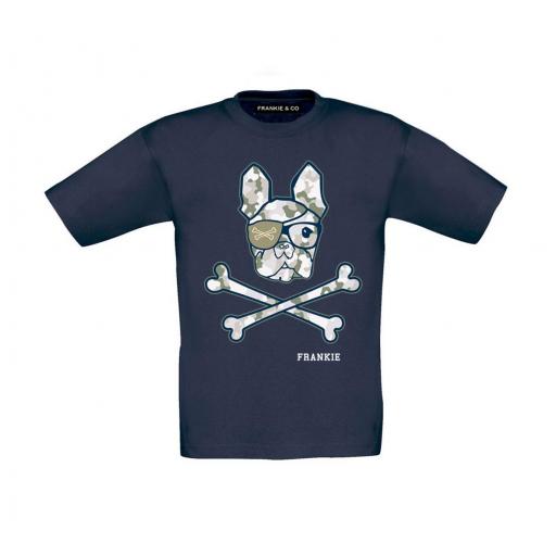 Camiseta de niño military bulldog