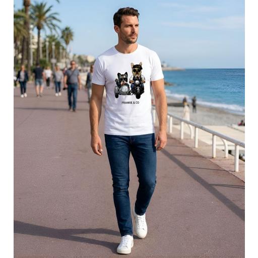 Camiseta de hombre motorbike dogs [1]