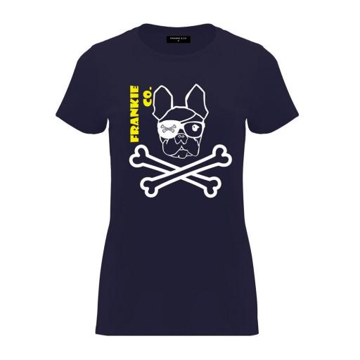 Camiseta de mujer skull bulldog