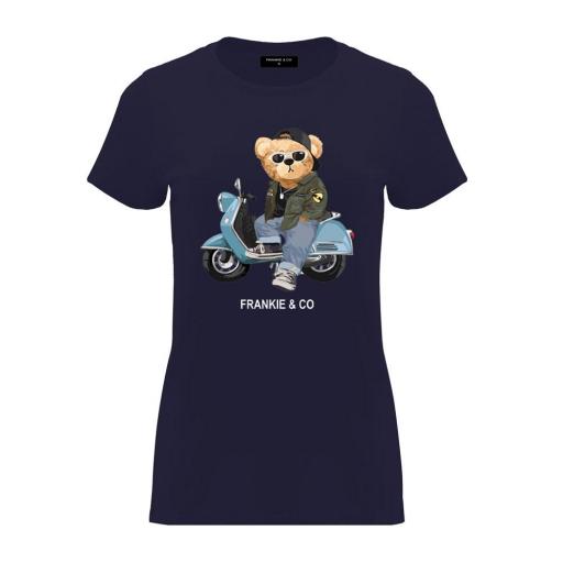 Camiseta de mujer vespa bear [0]