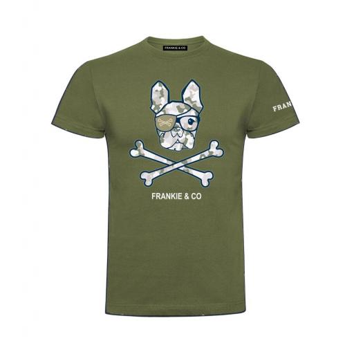 Camiseta de hombre military bulldog