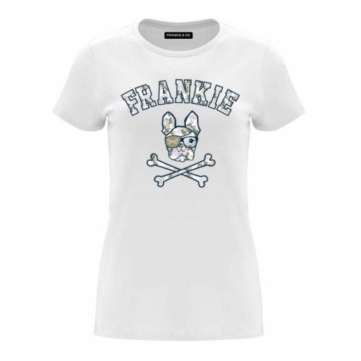 Camiseta de mujer Frankie military