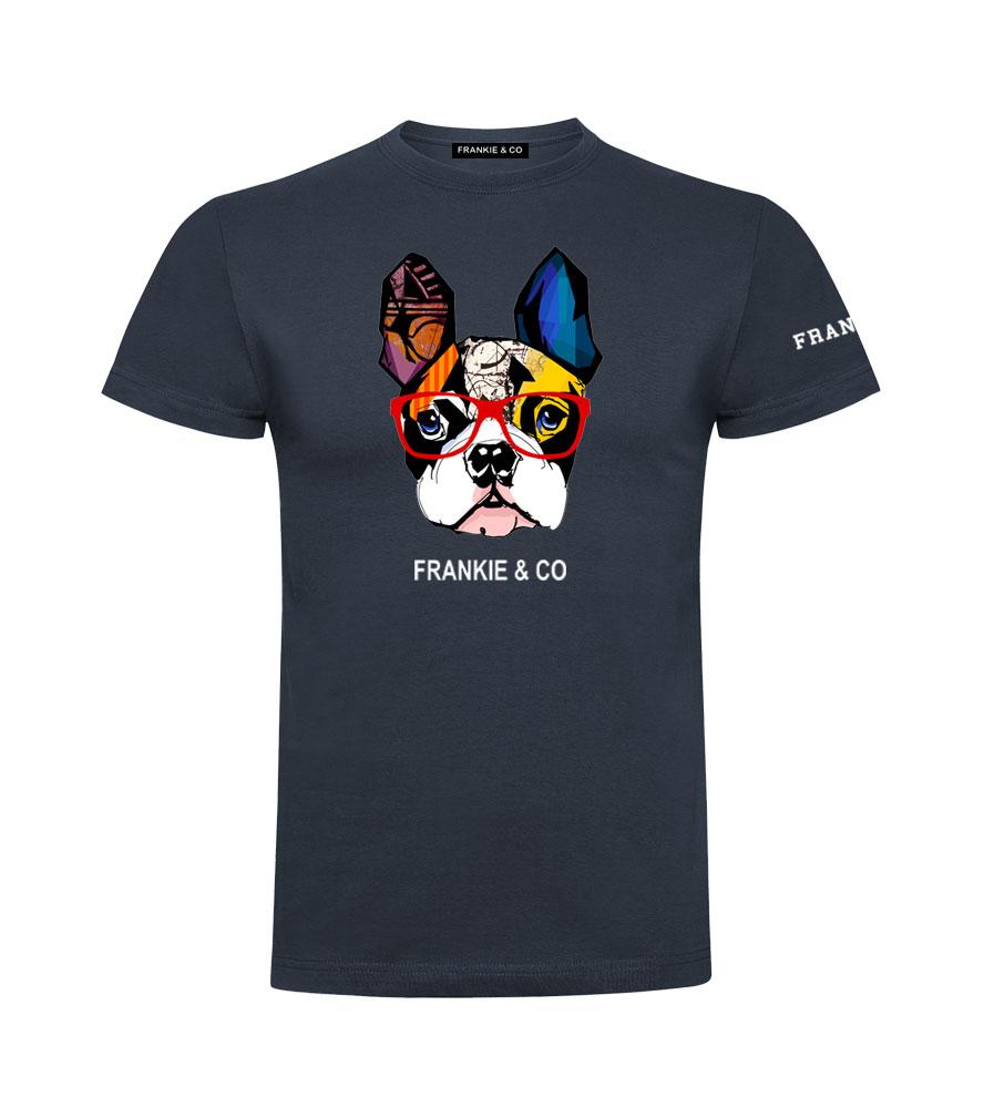 Camiseta de hombre bulldog frances
