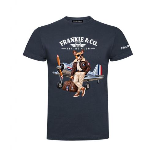 Camiseta de hombre bulldog aviador [0]