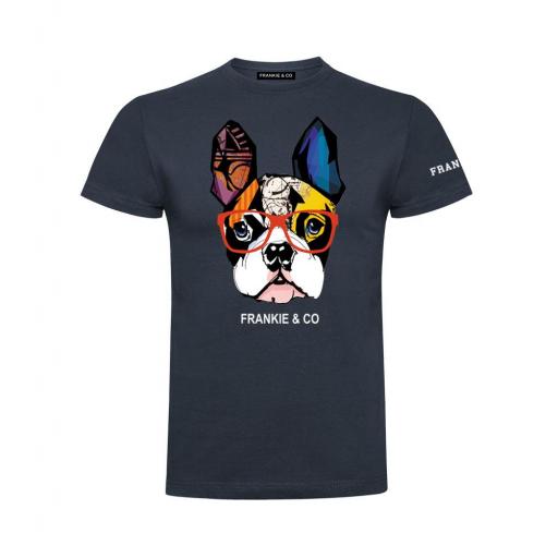 Camiseta de hombre bulldog frances