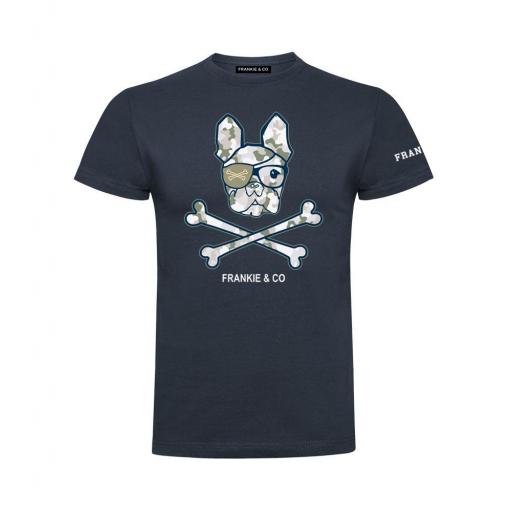 Camiseta de hombre military bulldog