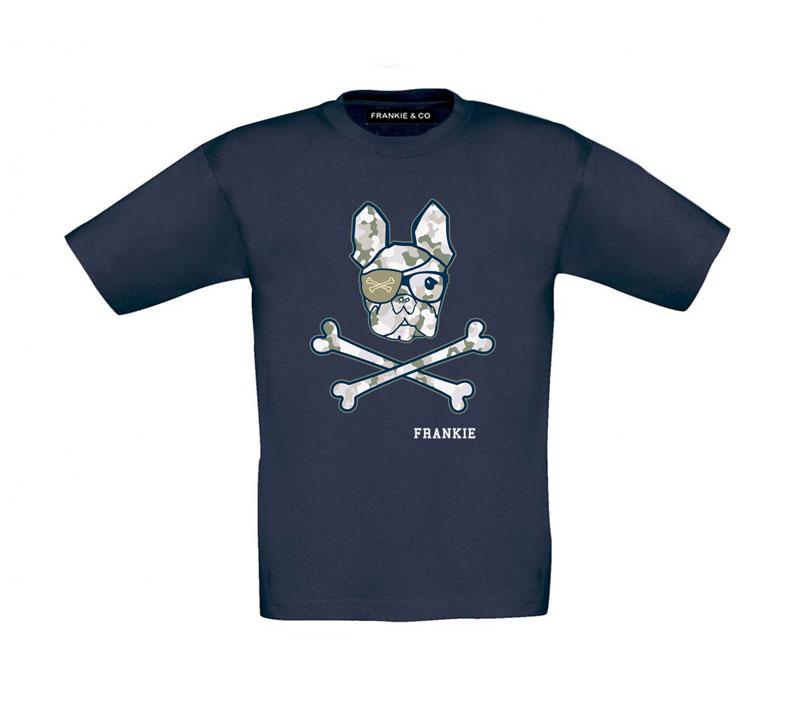 Camiseta de niño military bulldog