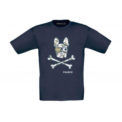 Camiseta de niño military bulldog