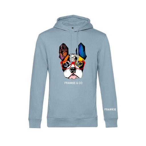 Sudadera capucha bulldog francés