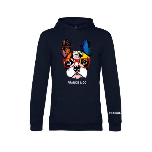 Sudadera capucha bulldog francés