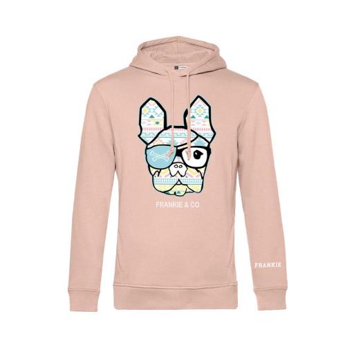 Sudadera capucha bulldog étnico [0]