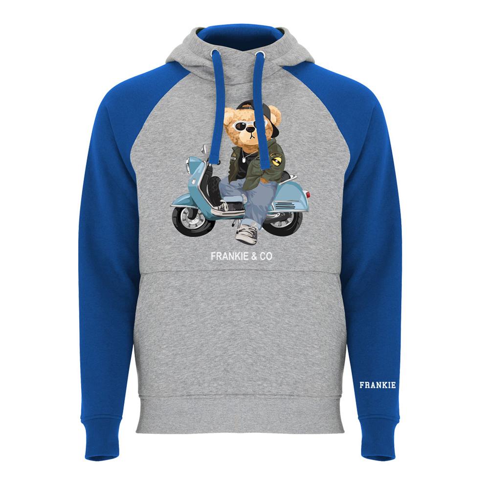Sudadera bicolor vespa bear