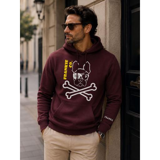 Sudadera capucha skull bulldog [1]