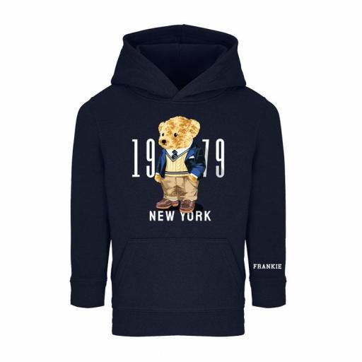 Sudadera kids capucha New york club [0]