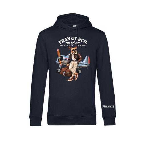 Sudadera capucha Frankie aviador