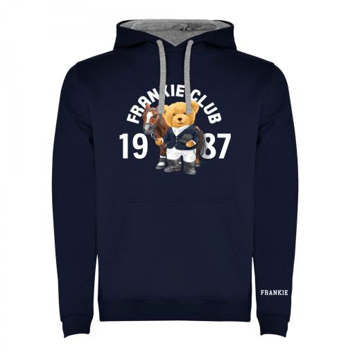 Sudadera capucha contraste Frankie club