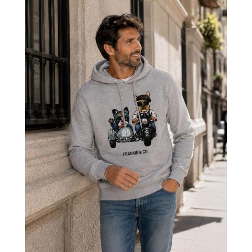 Sudadera capucha Motorbike dogs [1]