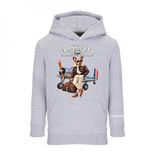 Sudadera kids capucha aviador