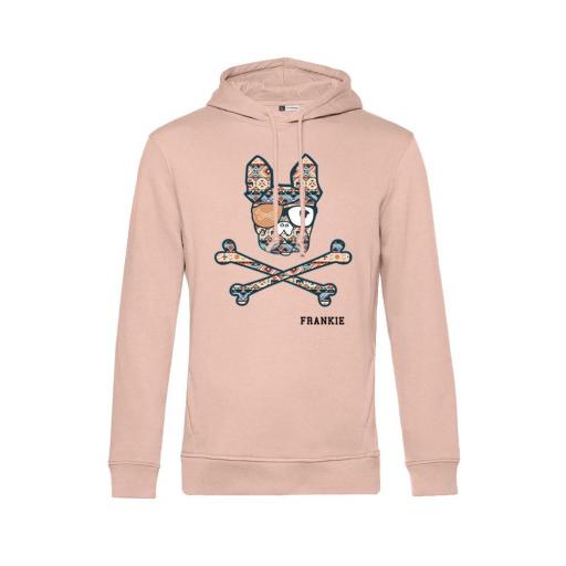 Sudadera capucha print étnico [0]