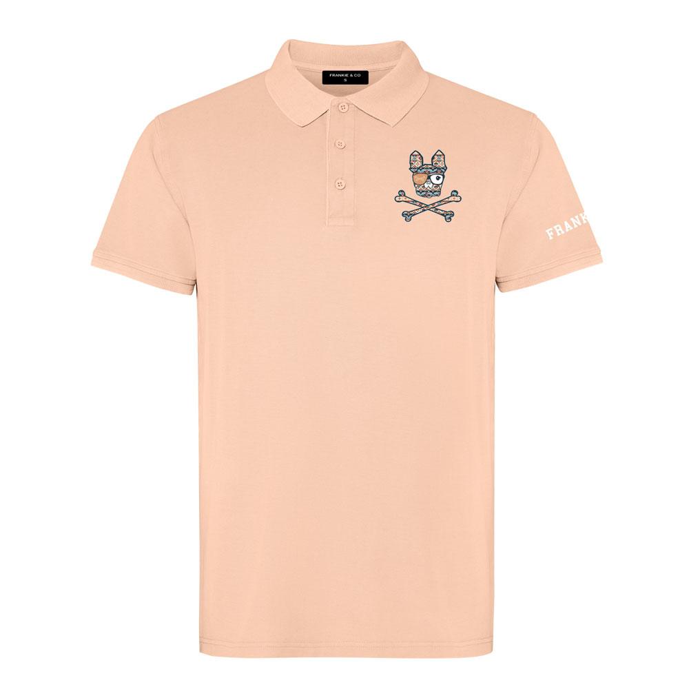 Polo lavado print étnico