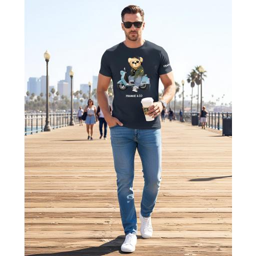 Camiseta de hombre vespa bear [2]