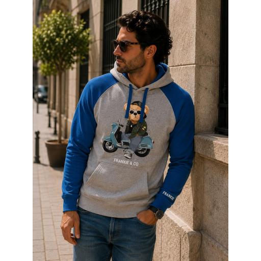 Sudadera bicolor vespa bear [1]