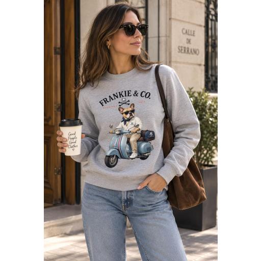 Sudadera de mujer italian bulldog [1]