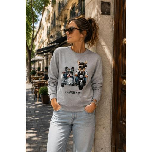 Sudadera de mujer motorbike dogs [1]