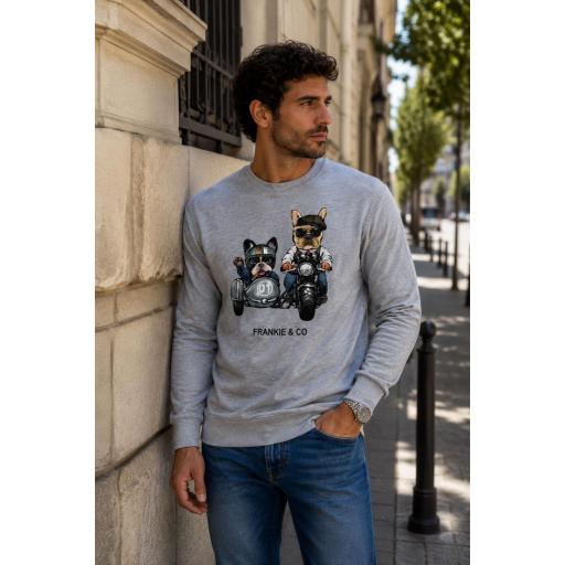 Sudadera de hombre motorbike dogs [1]