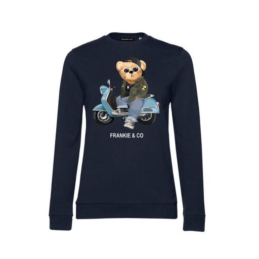 Sudadera de mujer vespa bear