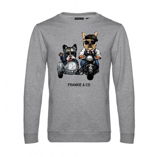 Sudadera de hombre motorbike dogs