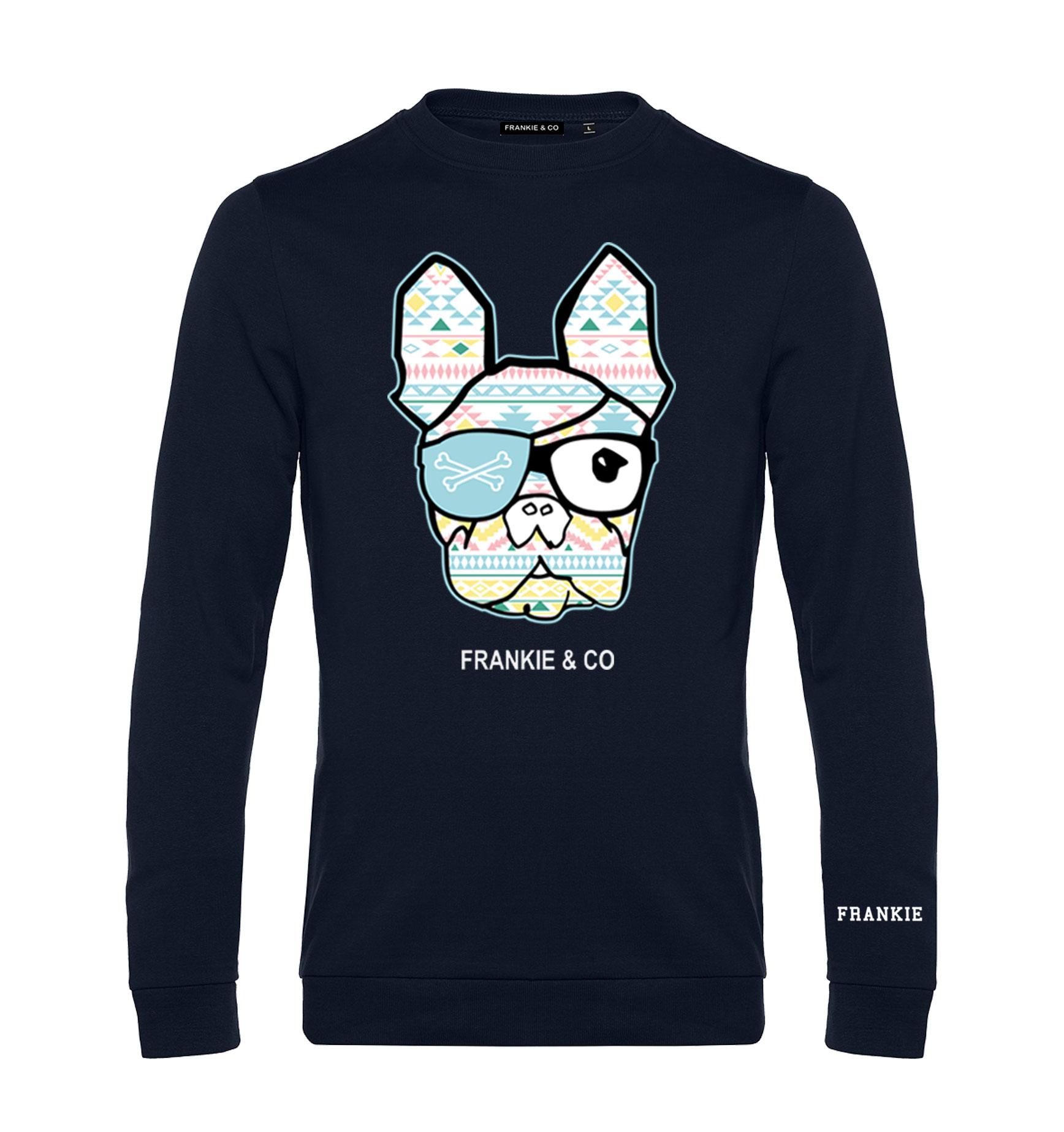 Sudadera de hombre bulldog étnico