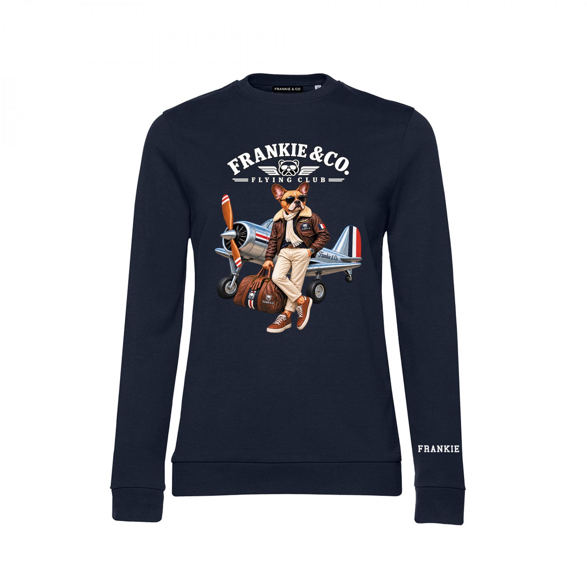 Sudadera de mujer bulldog aviador