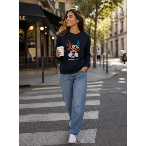Sudadera de mujer Bulldog Francés [1]