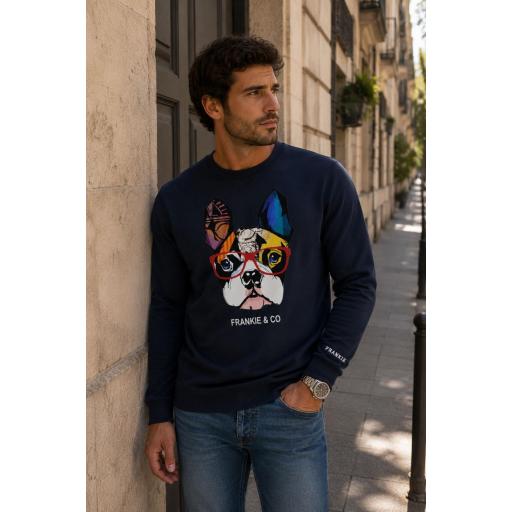 Sudadera de hombre Bulldog Francés [1]