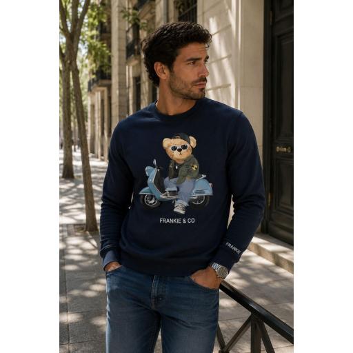 Sudadera de hombre vespa bear [1]