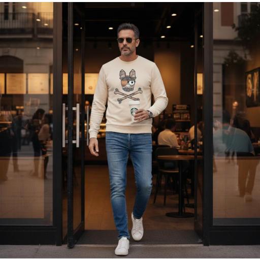 Sudadera de hombre print étnico [1]