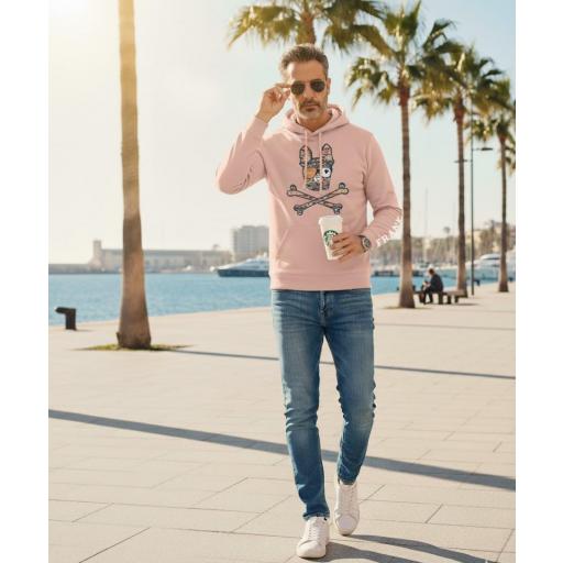 Sudadera capucha print étnico [2]