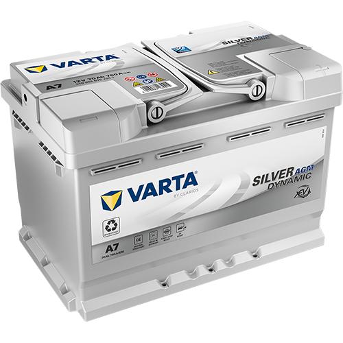 Batería de Coche VARTA A7 xEV AGM 70Ah